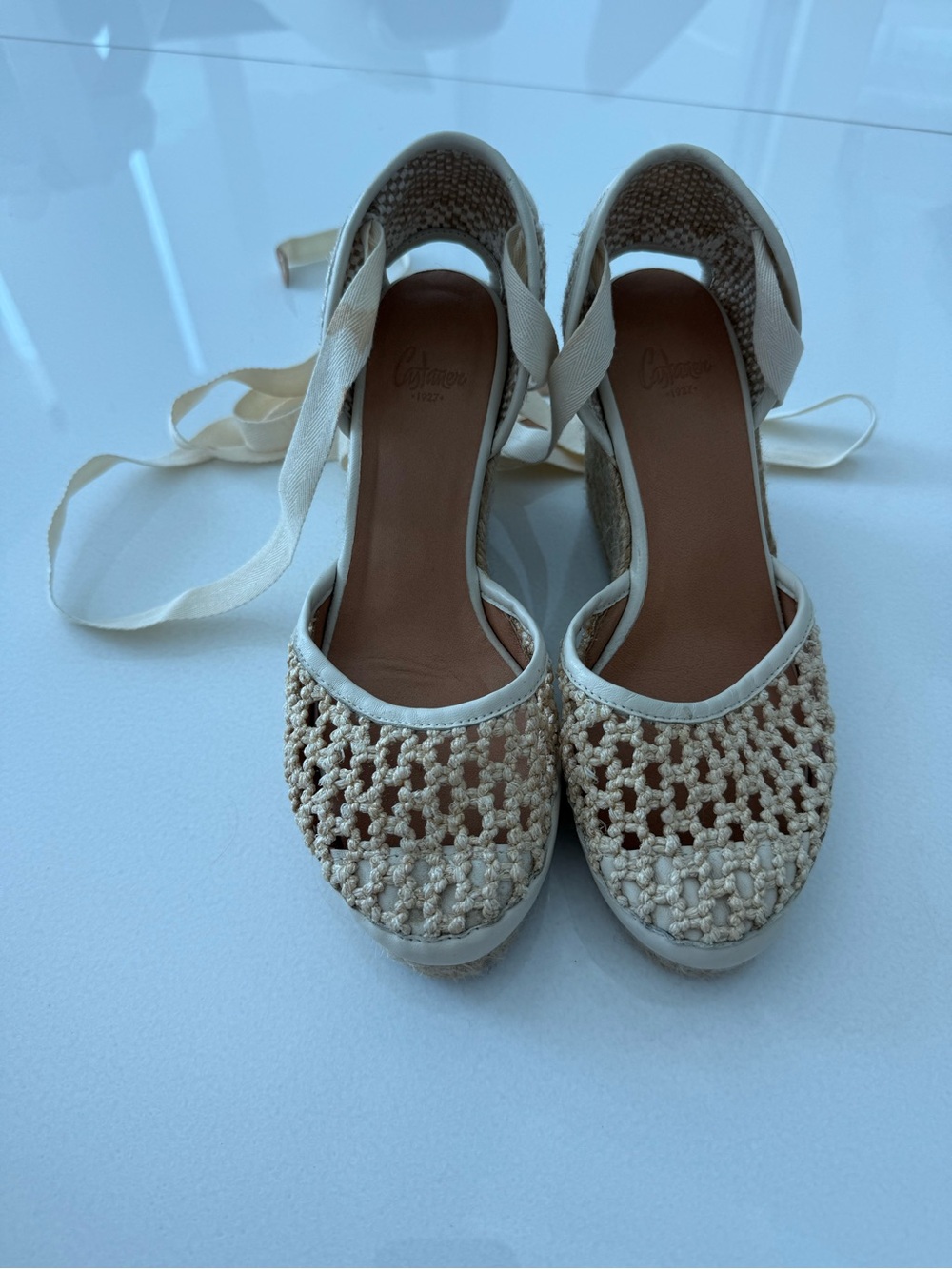 Castaner Iconic Woven Lace-Up Espadrilles